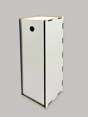 Подарочная коробка пенал для бутылки универсальная/WoodM-купить коробку для бутылки оптом у производителя