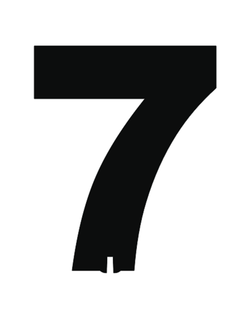 Топпер «цифра 7»